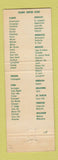 Matchbook Cover - Ozark Airlines Thrift Trips