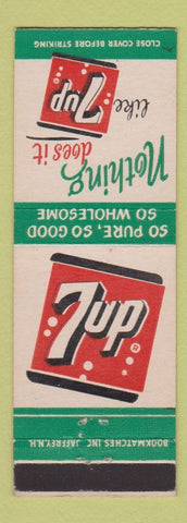 Matchbook Cover - 7Up Soda Nothing Does It Like