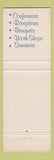 Matchbook Cover - Lake Superior State College Sault Ste Marie MI WEAR