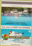 Matchbook Cover - US Capitol Universal Match Detroit MI Walter Cohn 40 Strike