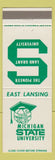 Matchbook Cover - Michigan State University East Lansing MI Spartans