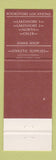Matchbook Cover - Humber College Bookstores Toronto ON