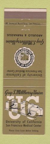 Matchbook Cover - University of California San Francisco CA Medical Center