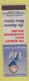 Matchbook Cover - Pan Am American Airlines DD Bean