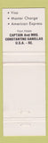 Matchbook Cover - Valerie's Restaurant Ogunquit MD