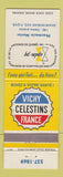 Matchbook Cover - Vichy Celestins France Drink Drug Store Shawinigan Sud QC
