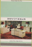Matchbook Cover - Steelcase office furniture BLANK light green 40 Strike