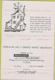 Matchbook Cover - Steelcase office furniture BLANK light green 40 Strike