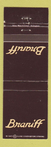 Matchbook Cover - Braniff Airlines