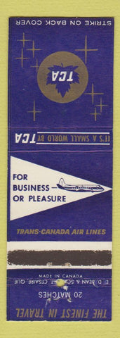 Matchbook Cover - TCA Airlines Trans Canada