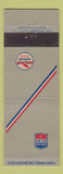Matchbook Cover - United Airlines Chevron oil gas