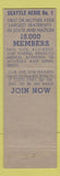 Matchbook Cover - Eagles Club Seattle WA
