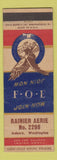 Matchbook Cover - Eagles Club Auburn WA Rainier