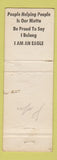 Matchbook Cover - Eagles Club Auburn WA #2298