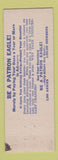 Matchbook Cover - Eagles Club Scranton PA