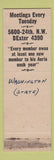 Matchbook Cover - Eagles Club Ballard WA