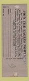Matchbook Cover - Eagles Club Harrisburg PA