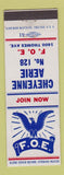 Matchbook Cover - Eagles Club Cheyenne WY