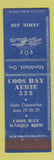 Matchbook Cover - Eagles Club Coos Bay OR CROWN