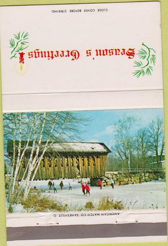 Matchbook Cover - Ware Co-op Bank Three Rivers MA wear 40 Strike