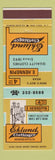Matchbook Cover - Eklund Men's Clothes Minneapolis MN