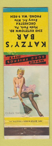Matchbook Cover - Katzy's Bar Hyde Park PA pinup