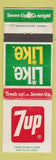 Matchbook Cover - 7Up Soda Like Diet Beverage Canada WEAR