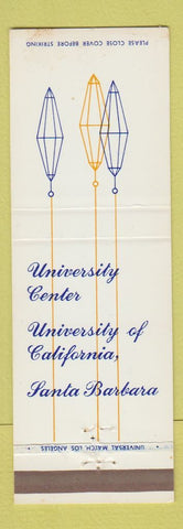 Matchbook Cover - Unversity of Calfiornia Santa Barbara University Center #2