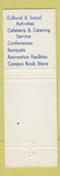 Matchbook Cover - Unversity of Calfiornia Santa Barbara University Center #2