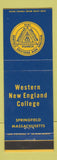 Matchbook Cover - Western New England College Springfield MA