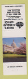 Matchbook Cover - Chuck's Standard oil gas Cheyenne WY