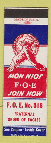 Matchbook Cover - Eagles Club SAMPLE