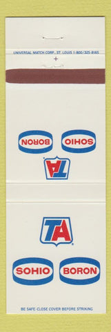 Matchbook Cover - Sohio oil gas TA Boron