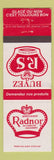 Matchbook Cover - Radnor Beverage Buvez QC