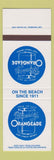 Matchbook Cover - Mackies Orangeade Port Stanley ON drink SAMPLE