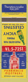 Matchbook Cover - Pharmacie Montreal QC Vichy Drink Beverage WEAR