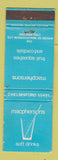 Matchbook Cover - Macphersons Soft Drinks soda Chelmsford UK England WORN