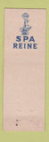 Matchbook Cover - Spa Citron Orangina Drink Beverage Belgium
