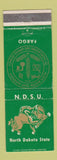Matchbook Cover - North Dakota State University Bison Fargo ND WEAR