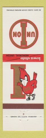 Matchbook Cover - Iowa State University Cyclones Ames IA Memorial Union