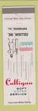 Matchbook Cover - Culligan Soft Water Service Northbrook IL girlie