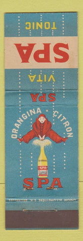 Matchbook Cover - Spa Draink Belgium beverage