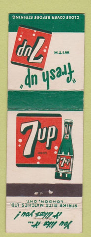 Matchbook Cover - 7Up Soda You like it Canada