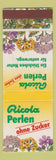 Matchbook Cover - Ricola Perlen Ohne Zucker cough drops Switzerland