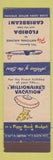 Matchbook Cover - National Airlines Florida Caribbean