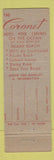 Matchbook Cover - National Airlines Florida Caribbean
