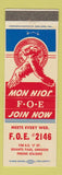 Matchbook Cover - Eagles Club Grants Pass OR
