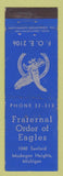 Matchbook Cover - Eagles Club Muskegon Heights MI MERCHANTS