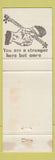Matchbook Cover - Eagles Club Bellefontaine OH