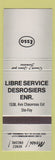 Matchbook Cover - Esso oil gas Libre Service Ste Foy QC